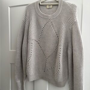 Cozy Gray Knit Sweater Aritzia Wilfred